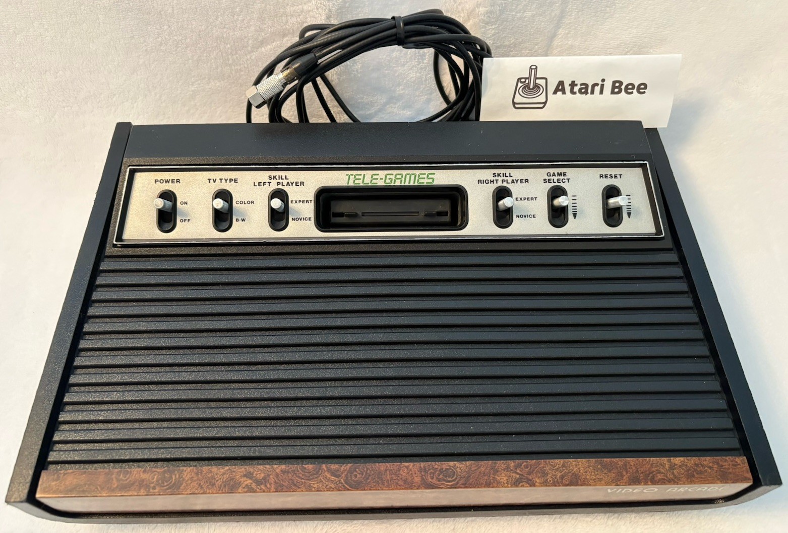 TESTED Tele-Games Atari 2600 Beautiful Heavy Sixer Console Sunnyvale USA – Video