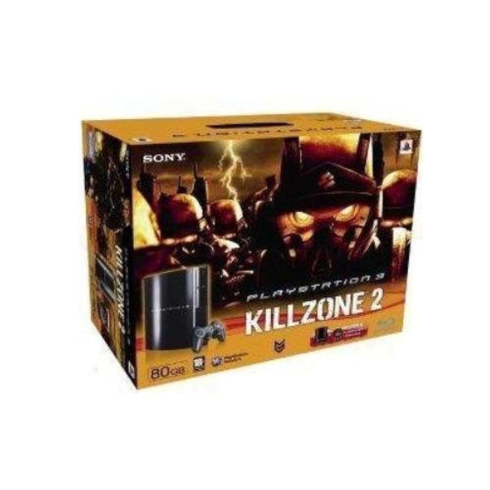 Killzone 2 PlayStation 3 PS3 80GB Bundle Very Good 8Z