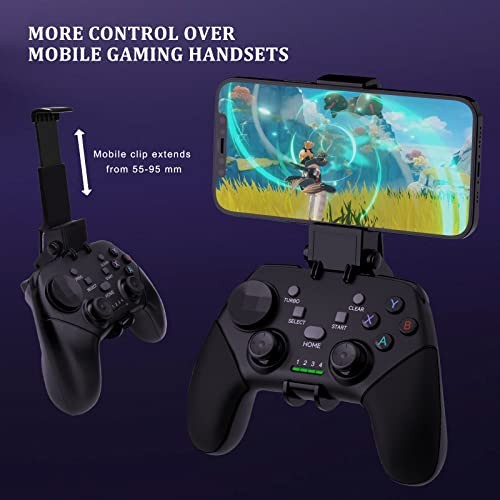 Wireless Mobile Gaming Controller Gamepad for Original Black
