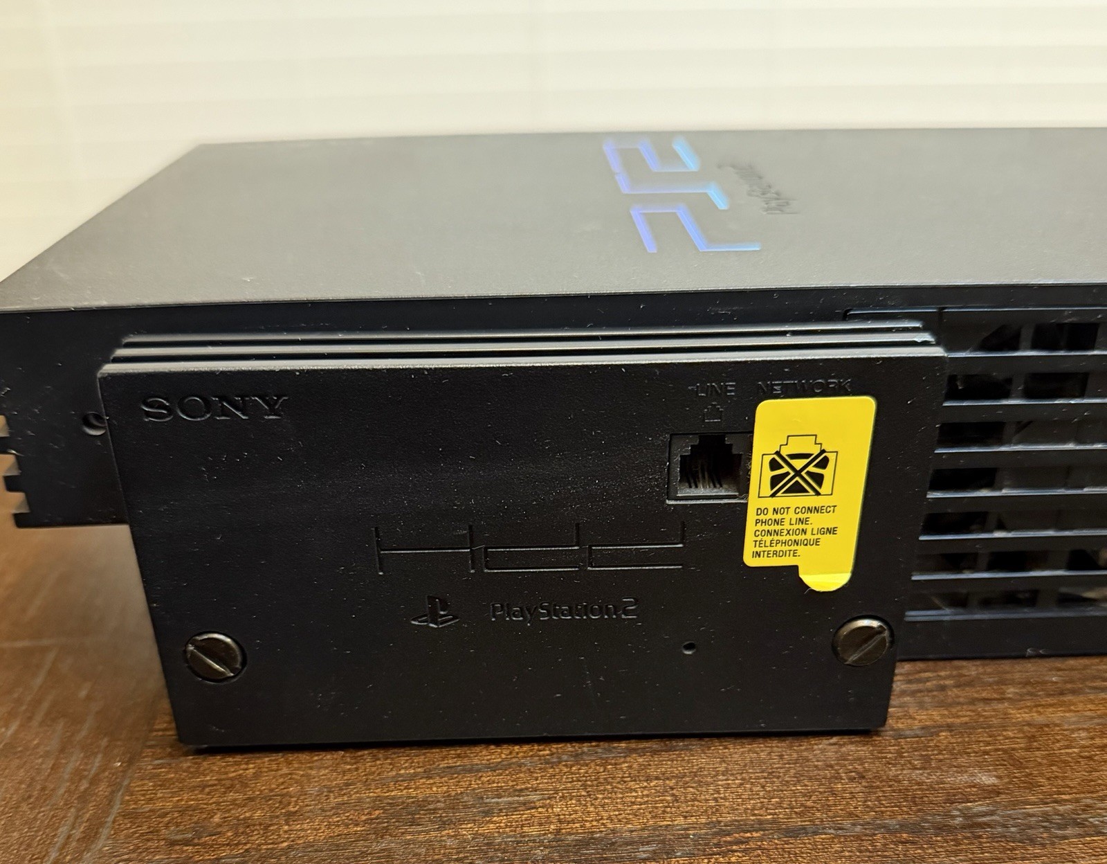 Sony PS2 Console SCPH-50001/N, HDD Network Adapter And Dual Shock Controller