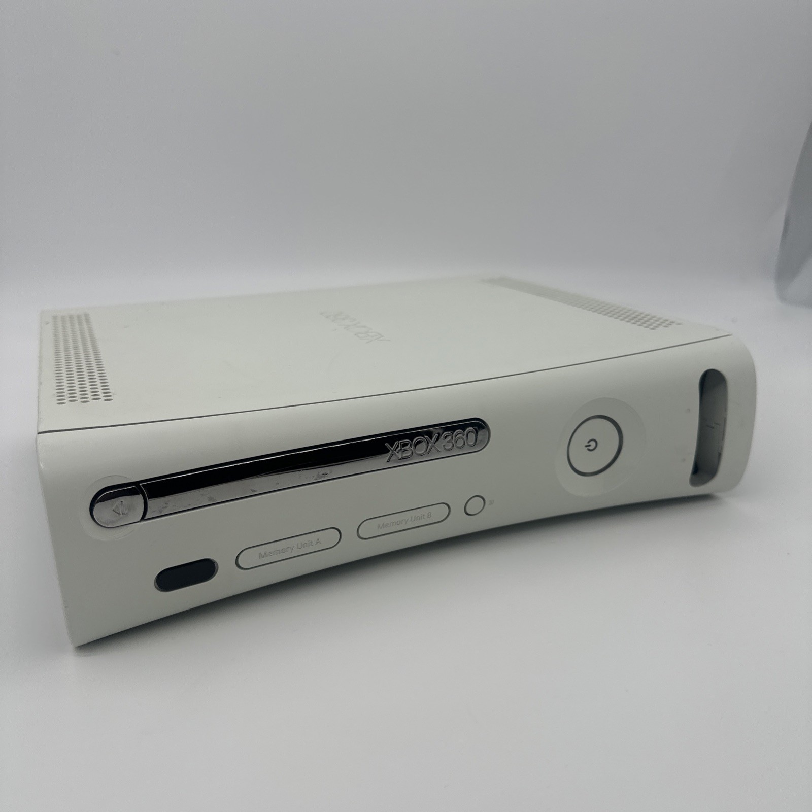 Microsoft Xbox 360 Original White Console For Parts Or Repair Disk Drive Issue