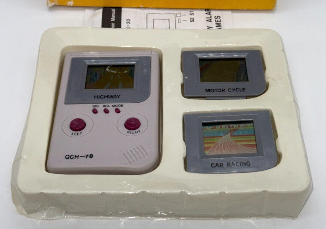 GAME CHILD 3-in-1 Interchangeable – LCD Game & Watch Portable Console – 1990’s