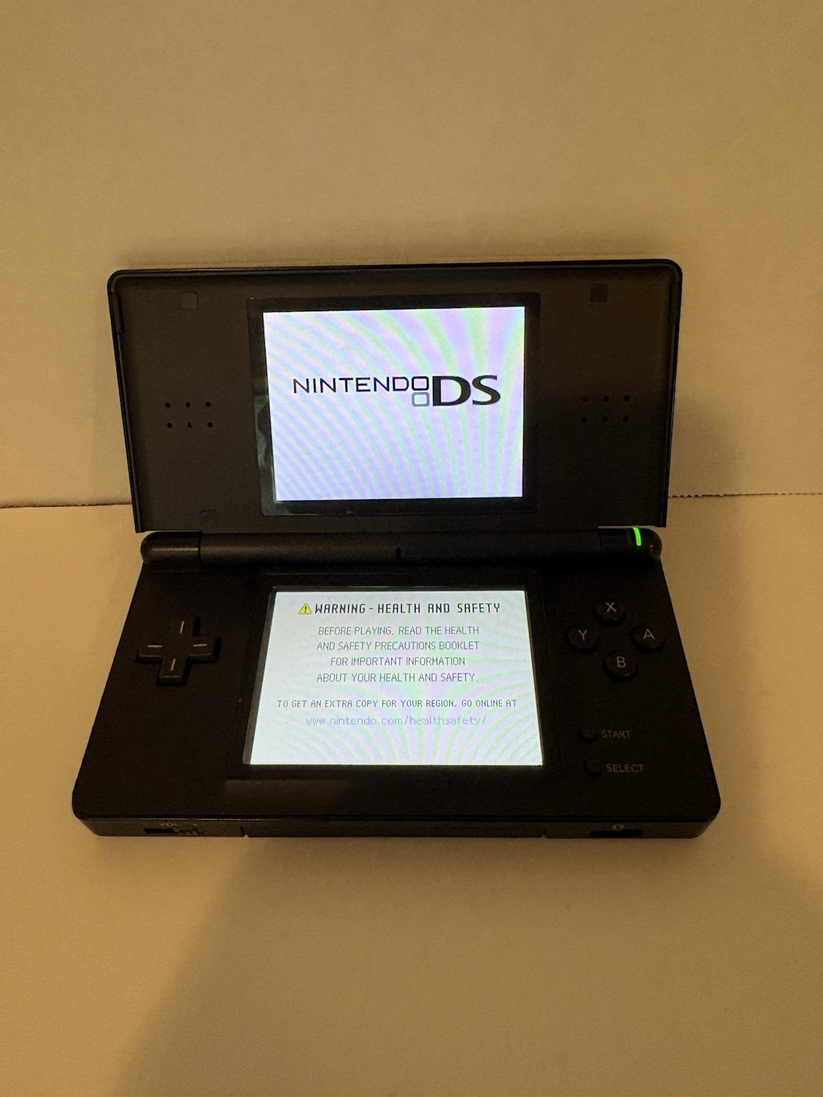 Nintendo DS Lite Black Broken Hinge