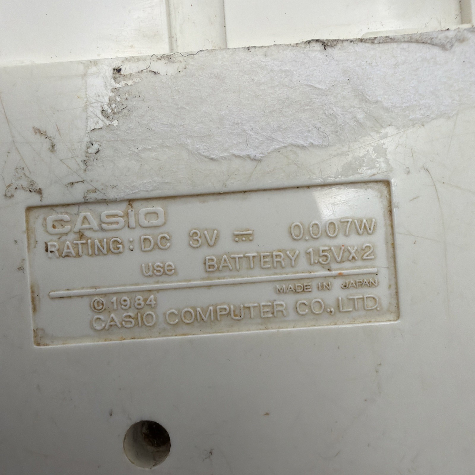 WESTERN BAR CASIO GAME WORKING CG-300 Japan 1984 – Missing Battery Cover – Read