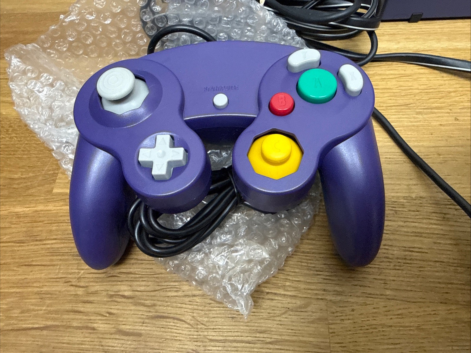 Nintendo GameCube DOL-001 USA Indigo Console Controller Body/Box Damaged Working