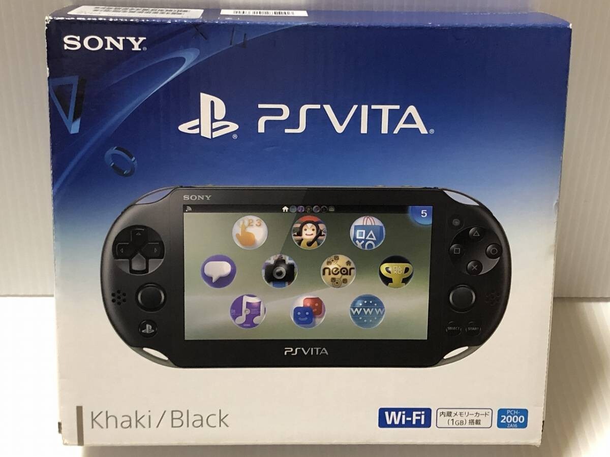Sony PS Vita Khaki Black PCH 2000 ZA16 Slim Region Free