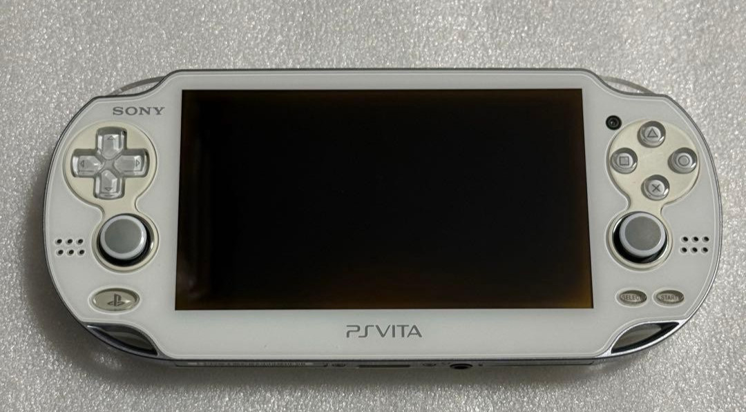 Sony Playstation PS Vita PCH-1100 Console System Crystal White Tested