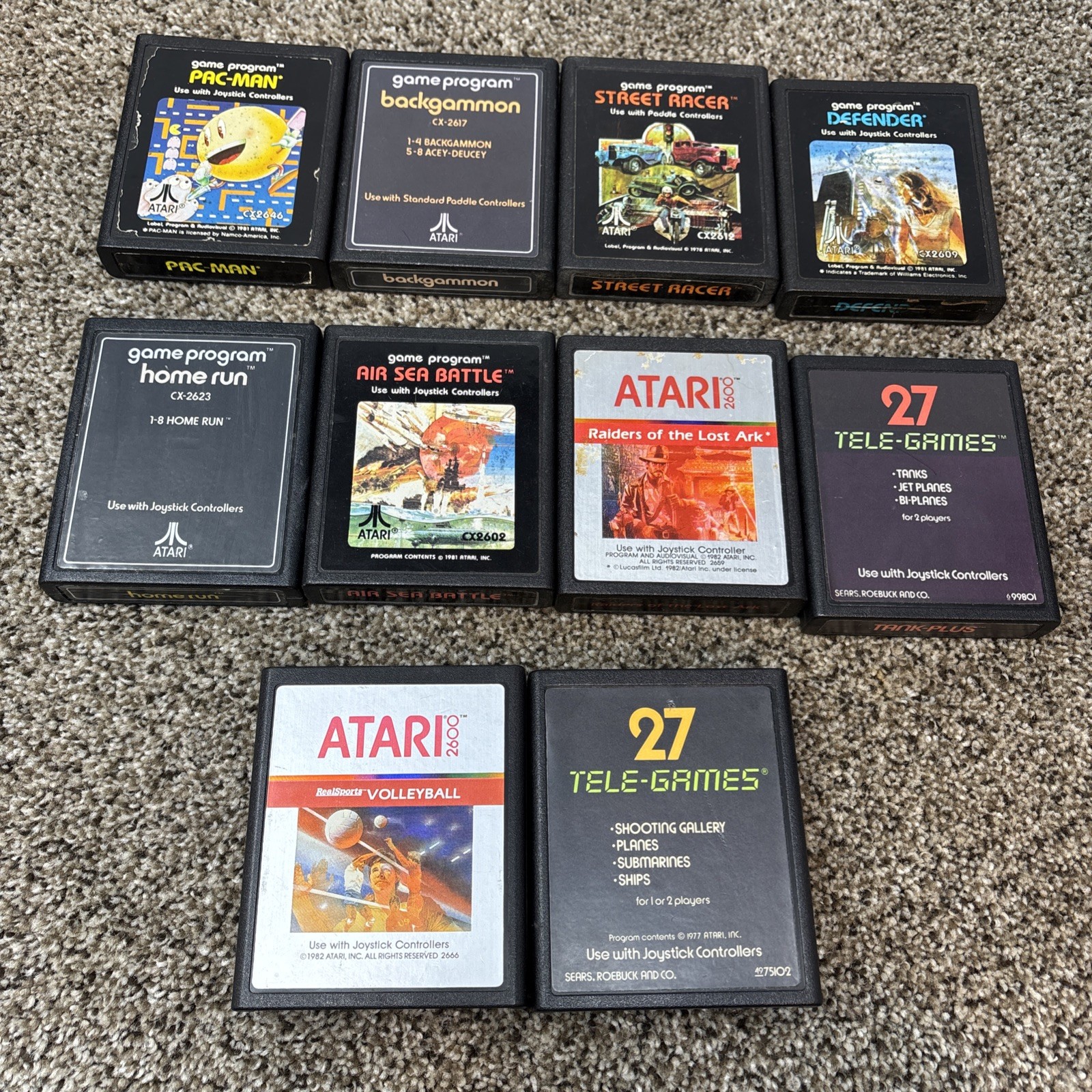 Atari 2600 System Bundle with Console, 30 Games, Joystick, Paddles, and More LOT