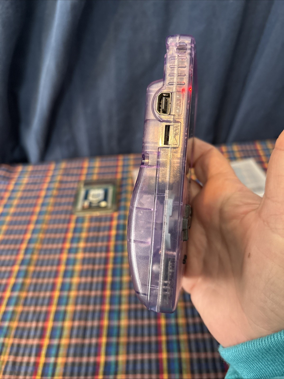 Nintendo Game Boy Color Handheld System – Atomic Purple W/ 3 Games R2