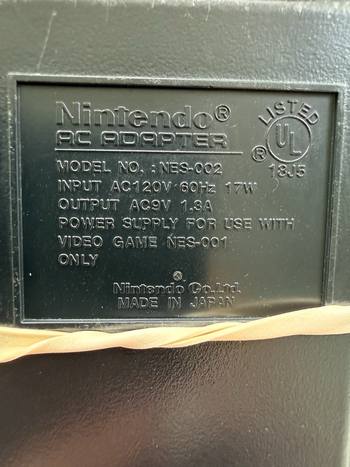 Nintendo NES Console NES-001 AV MOD Composite Output Untested w/Controller