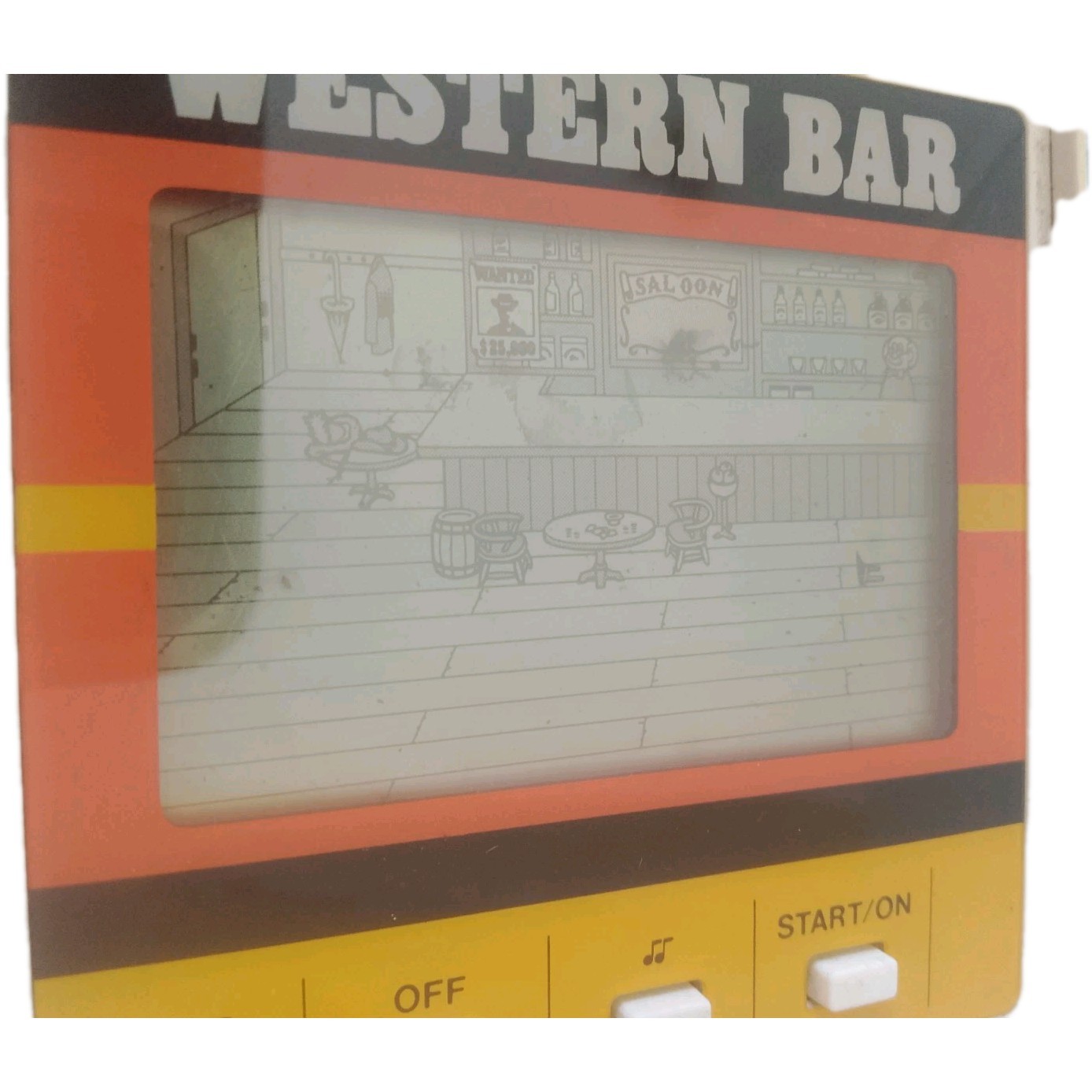 WESTERN BAR CASIO GAME TESTED & WORKING CG-300 Japan 1984 Hand-Held