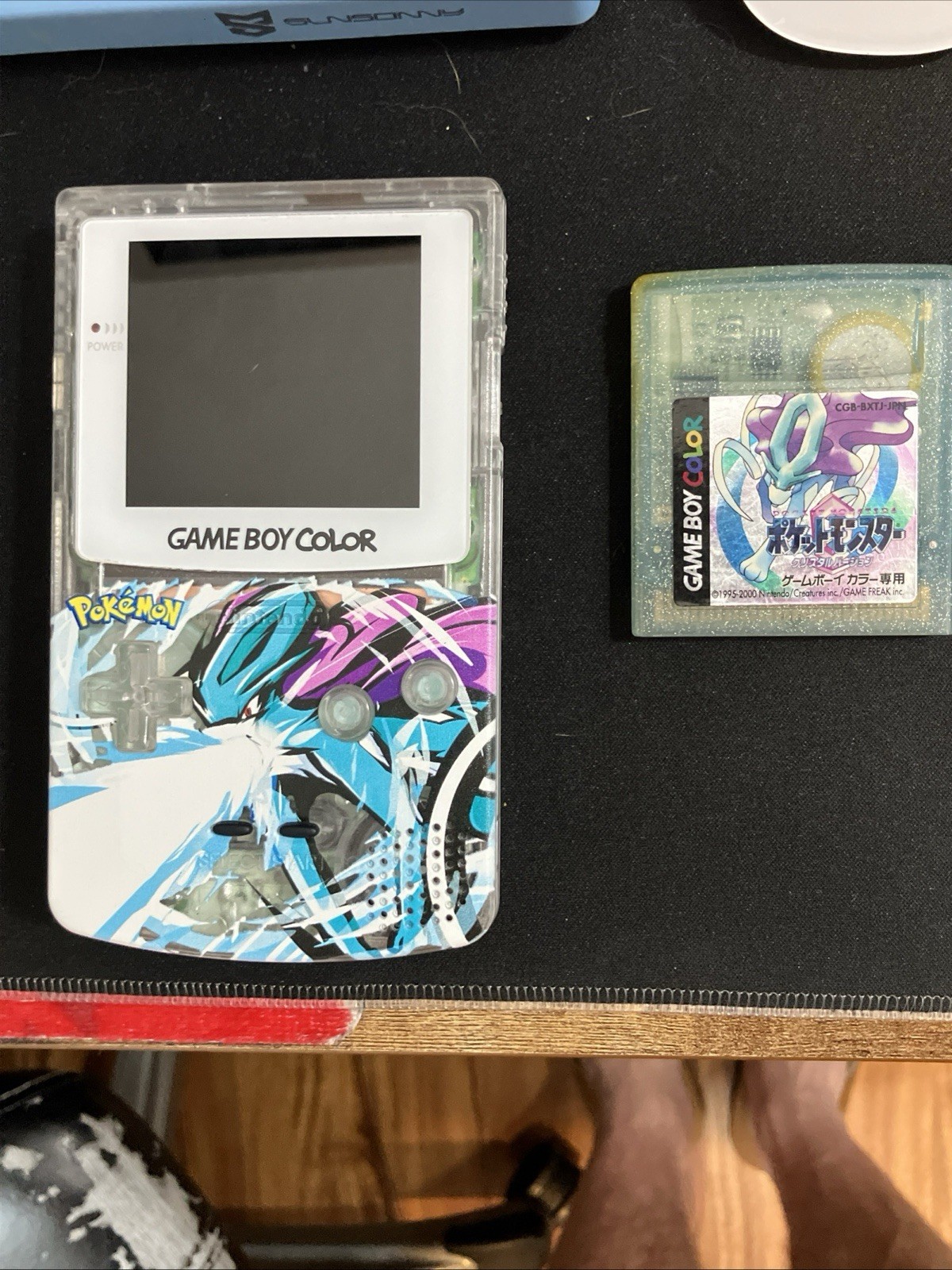 Nintendo Game Boy Color GBC IPS Q5 Backlight Pokemon Crystal Suicune Edition