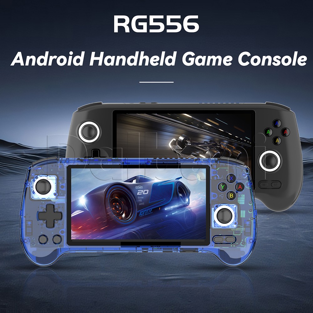 RG556 5.5″ Anbernic Blue Handheld Game Console nisoc T820 5500mAh