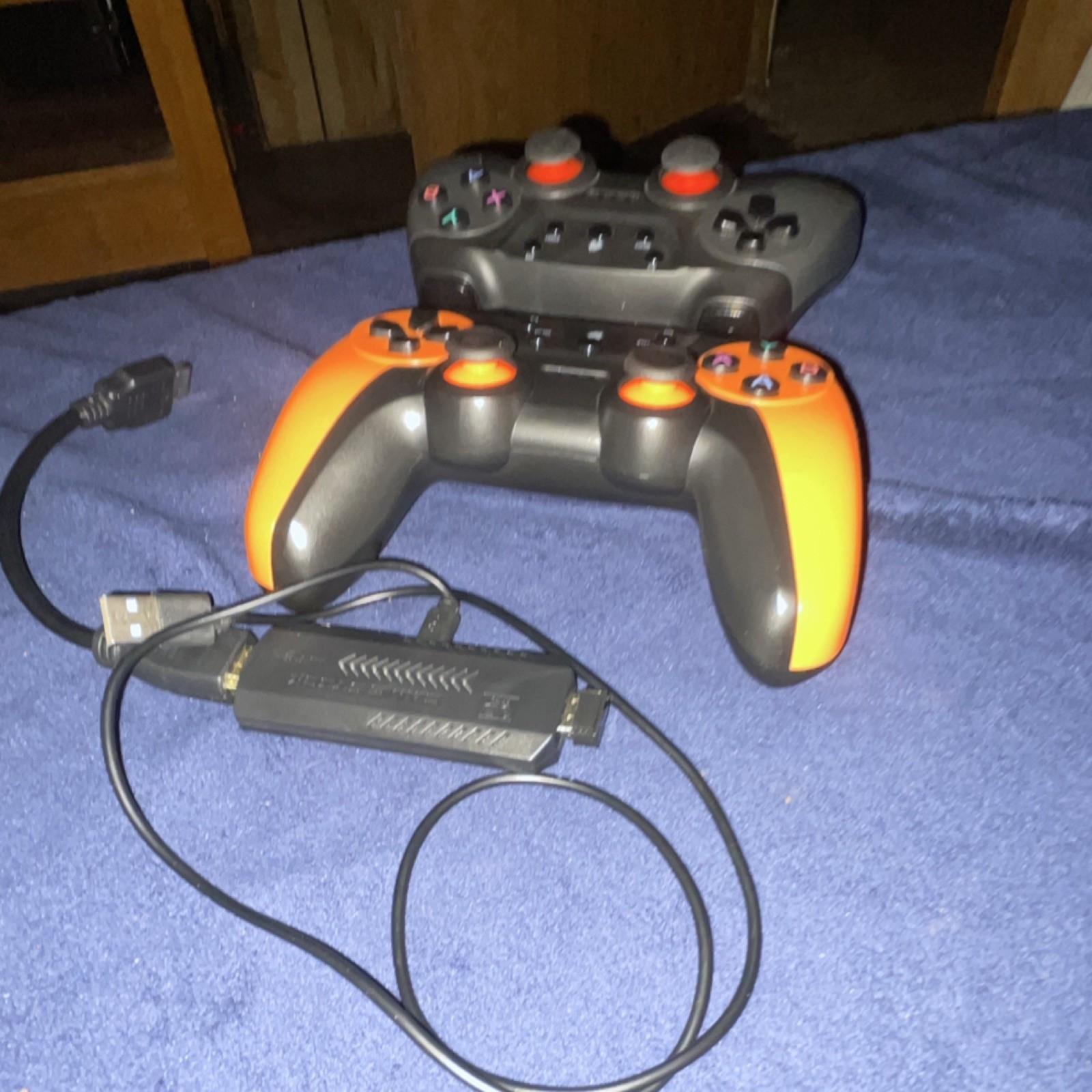 X2 Pro 2.4G Wireless Microconsole with HDMI USB Dual Controllers Black Orange