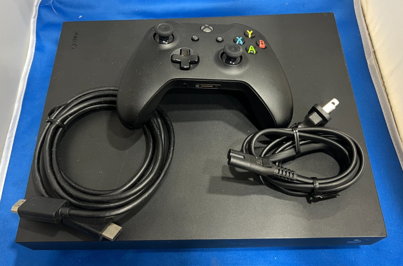 Microsoft Xbox One X 1TB Console – Black