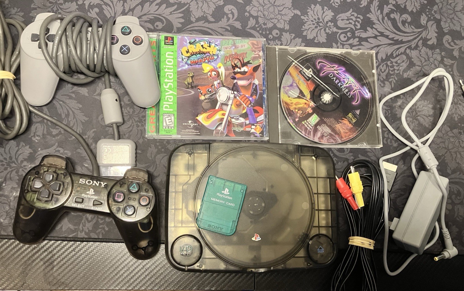 Transparent Black PsOne Bundle
