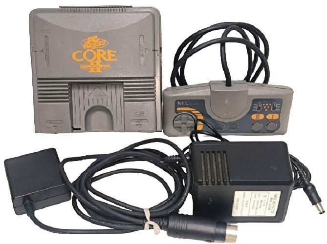 NEC PC Engine Core Grafx II Console Japanese Version Used Tested