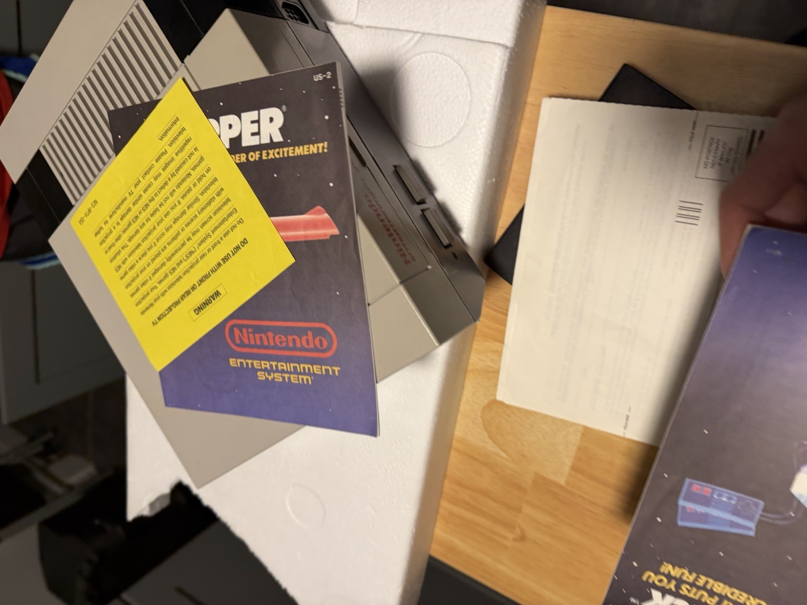 Vintage Nintendo NES Action Set Console Complete in Box (CIB)