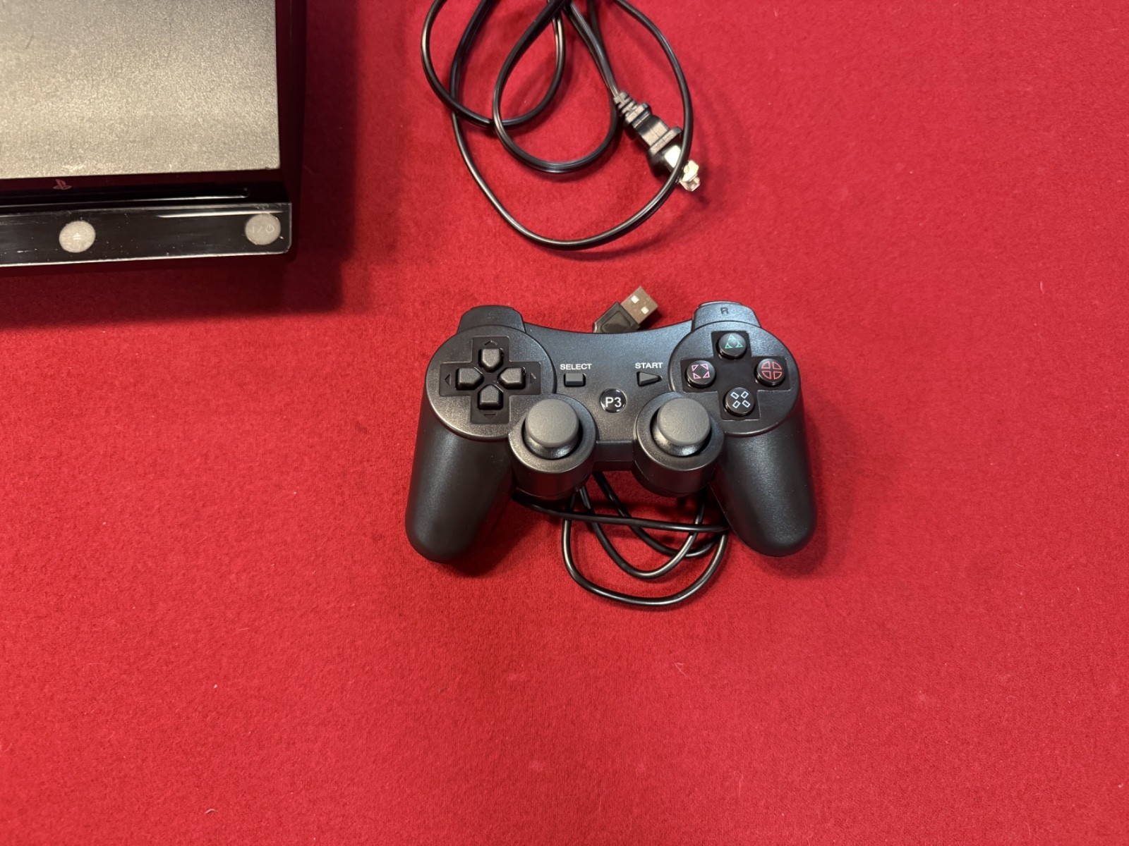 PS3 Slim Bundle: 1 Controller, 3 Games, Includes Power Cord and New 500 Gb HDD