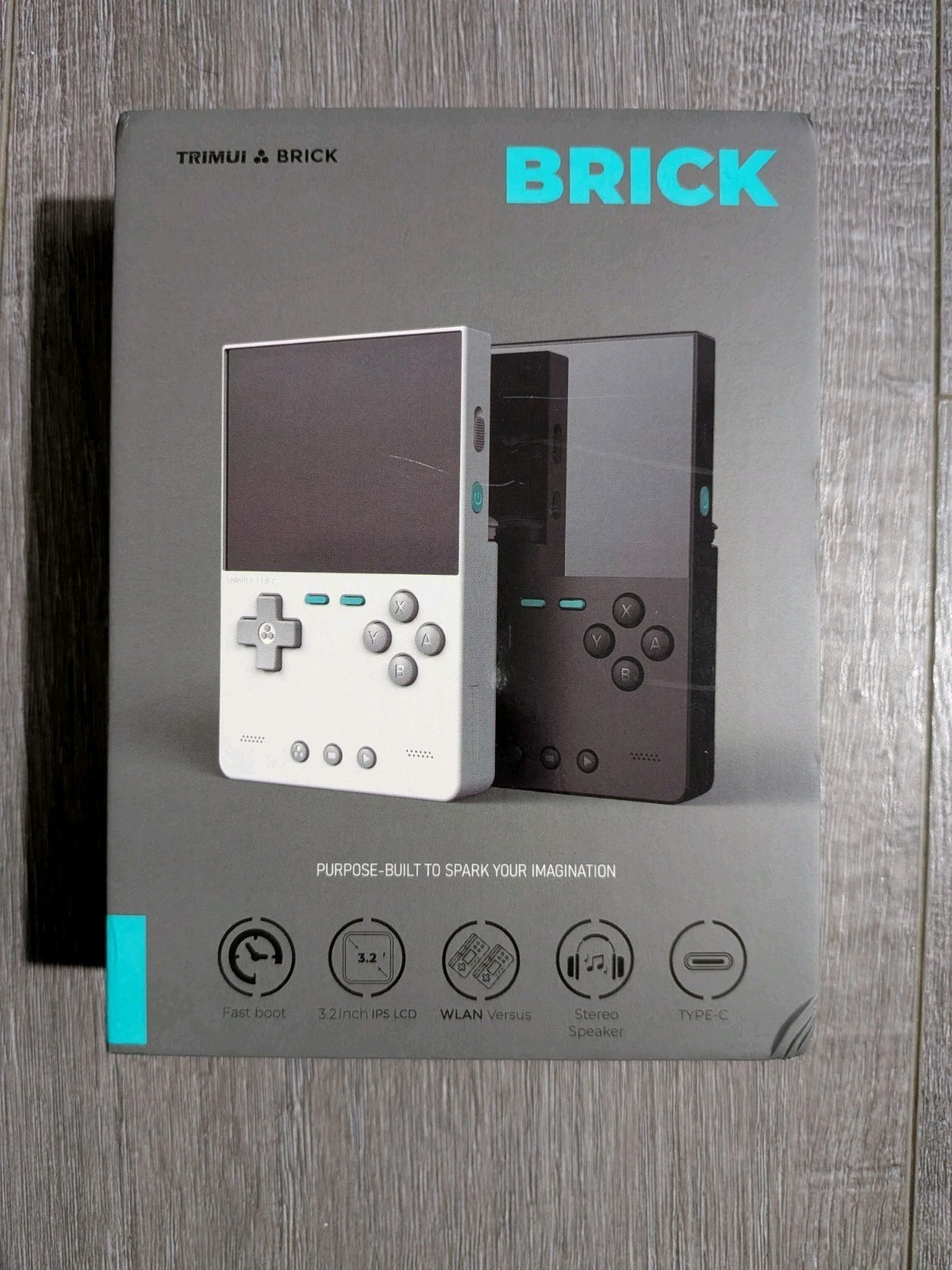Trimui Brick Retro Handheld Video Game Console, White
