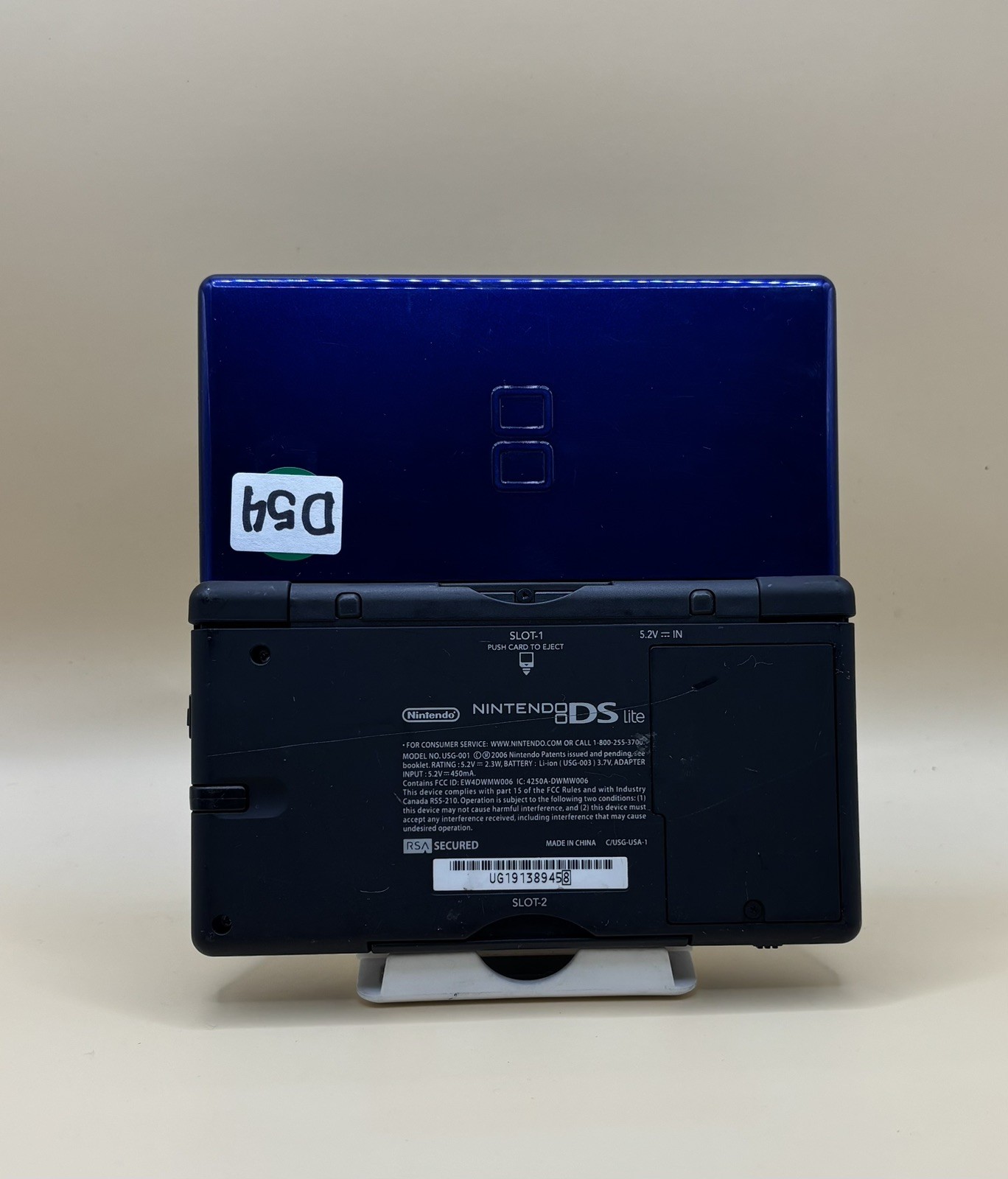 Nintendo DS Lite – Cobalt/Black (D54) READ DESCRIPTION