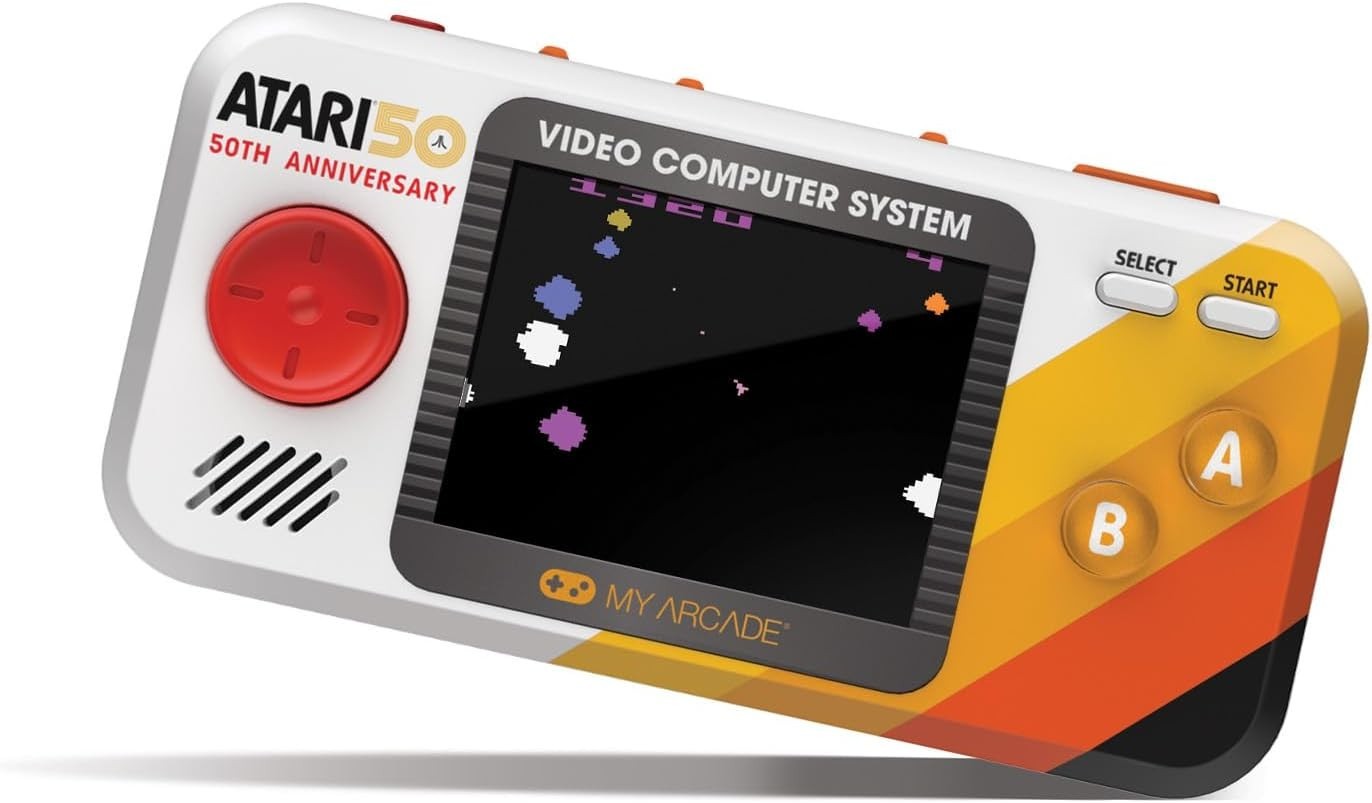 Compact Gaming Device with 2.75 Inch LCD Screen and Ergonomic Button Controls