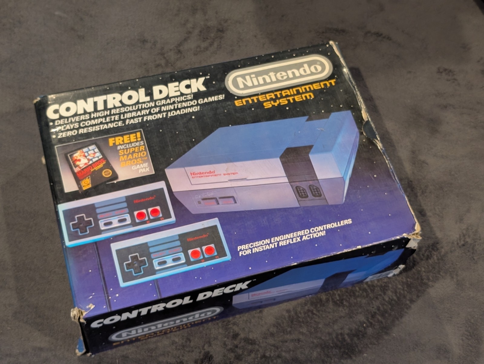 NES Nintendo Control Deck Console CIB, Tested, Working.