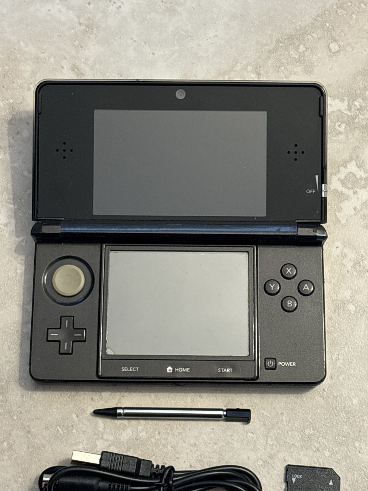 Nintendo 3DS Console Black Edition With Charger US SELLER Read Description