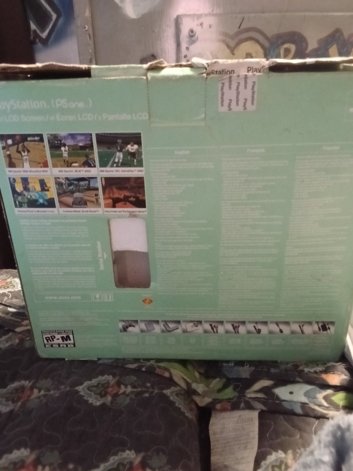 Sony PS one PlayStation 1 Console Combo w/ 5″ LCD Screen SCPH-141
