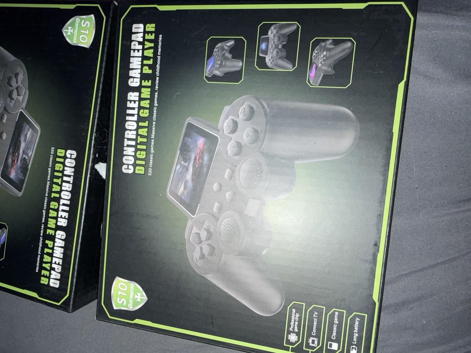 S10 Handheld Gamepad Controller Video Game Player, Black, 520 Built-In Games