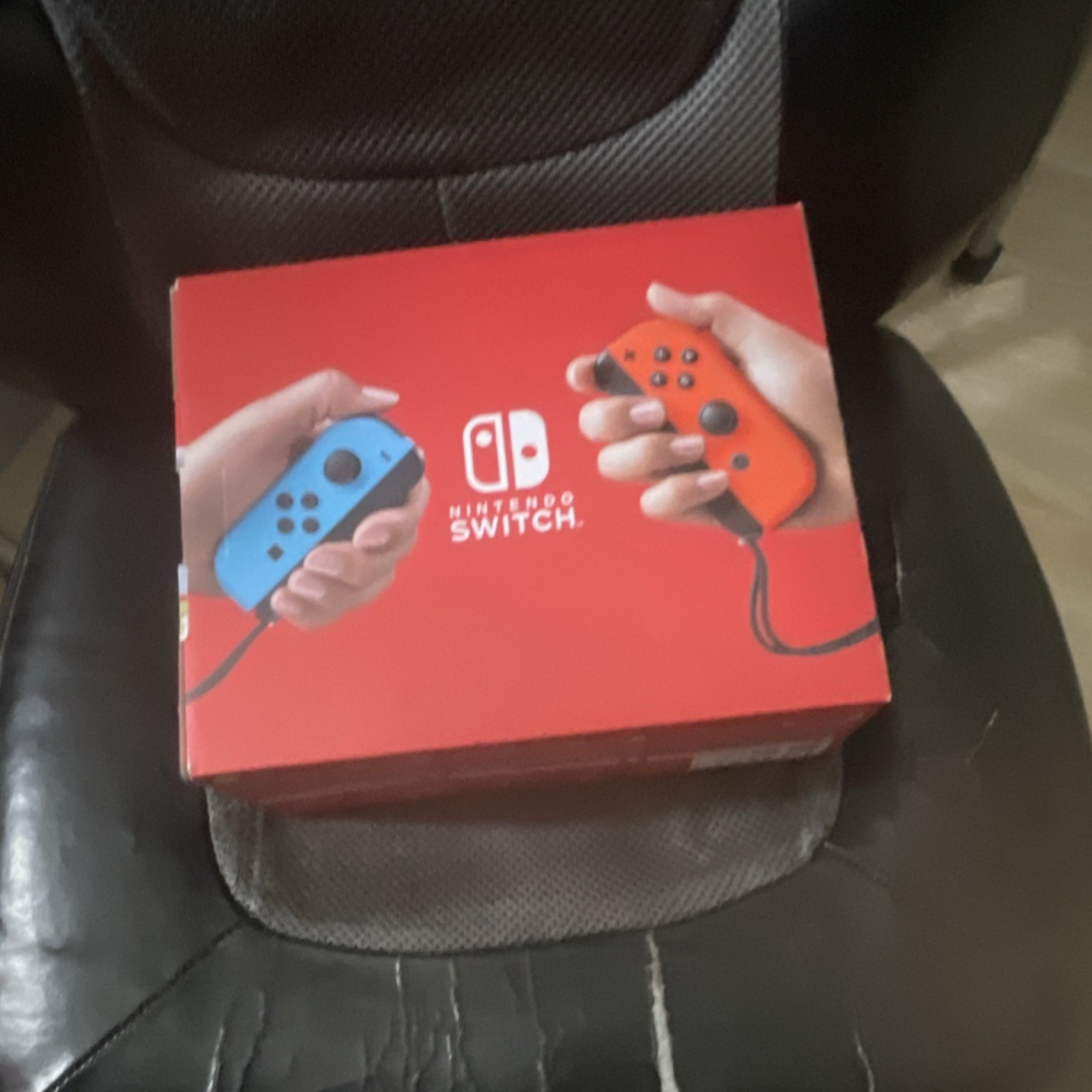 Nintendo Switch Neon Joy Con Console Black Red Blue Wi-Fi HDMI USB-C