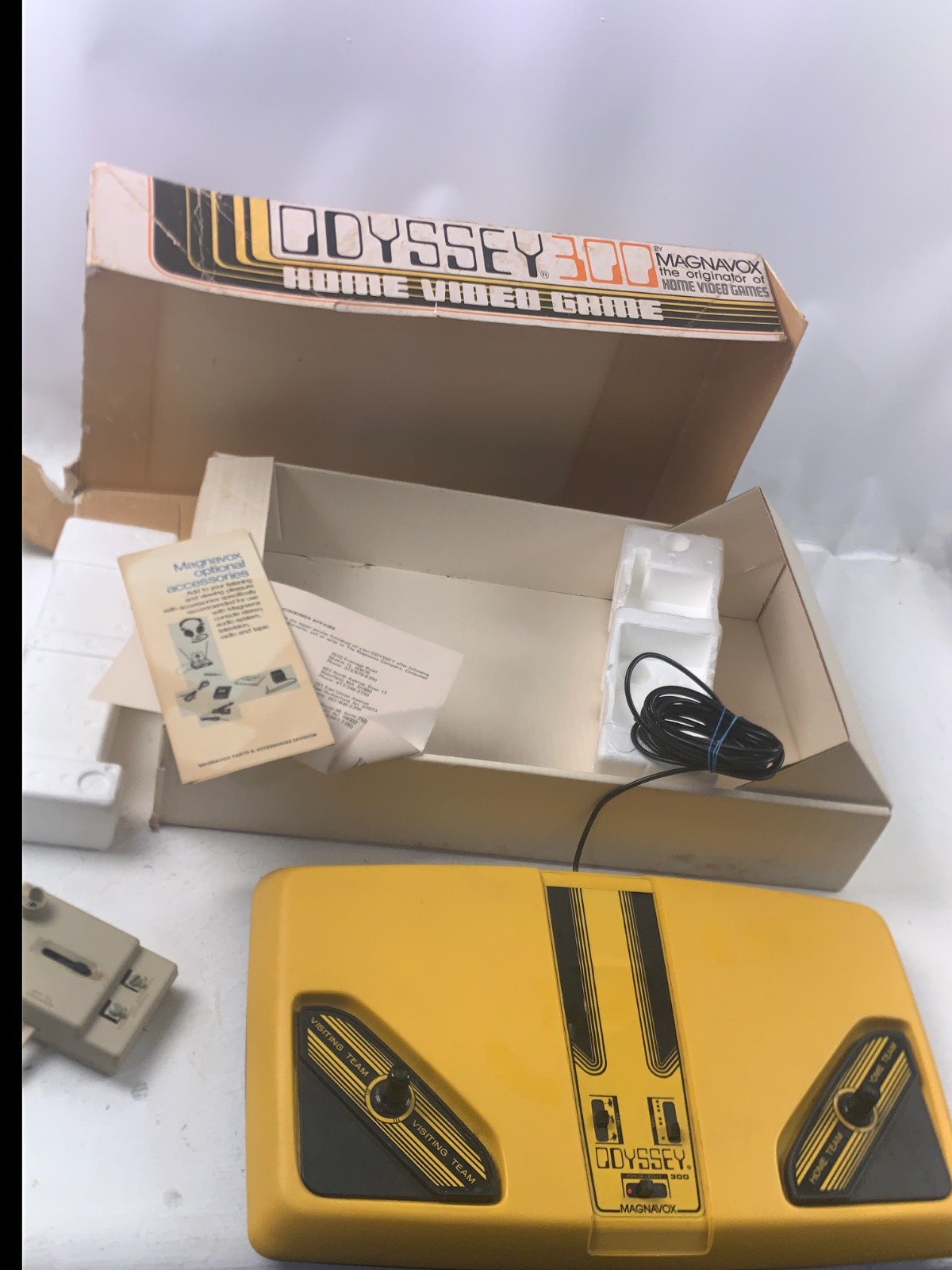 Vintage 1976 Odyssey 300 Home Video Game System Magnavox Untested