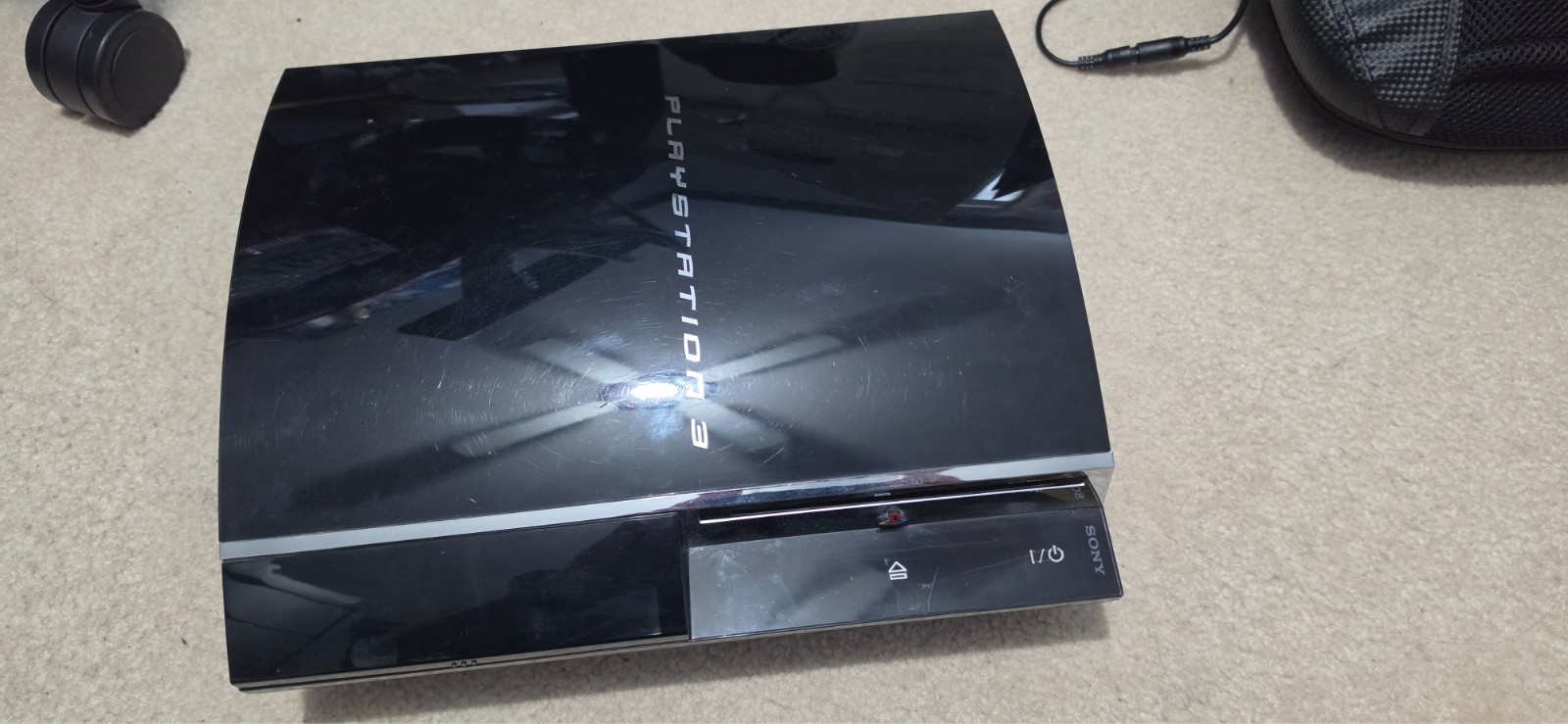 Sony Playstation 3 CECHA01 60GB Video Game Console Black READ