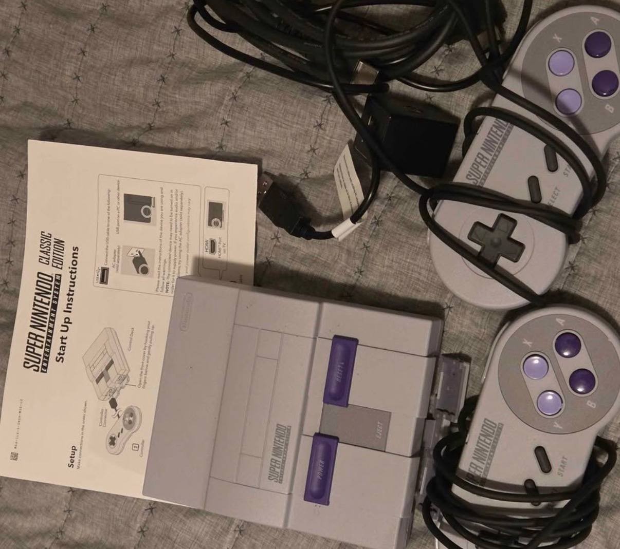 Nintendo Super NES Classic Edition Video Game Console – Gray