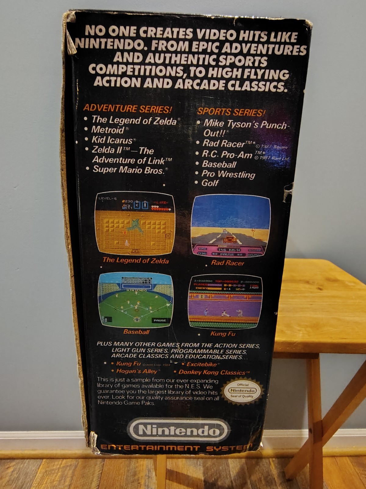 Nintendo NES Action Set Console System Complete Set CIB OEM Great Shape C Pics