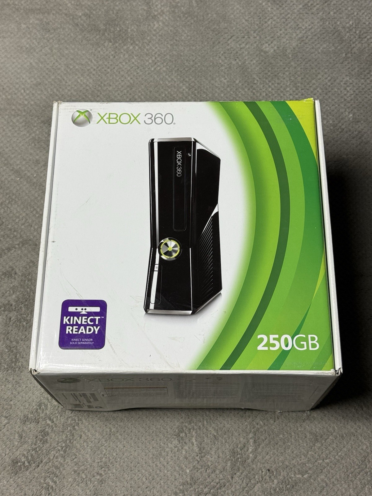 Microsoft Xbox 360S 1439 Video Game Console & Cords Only BLACK – Fair -See photo