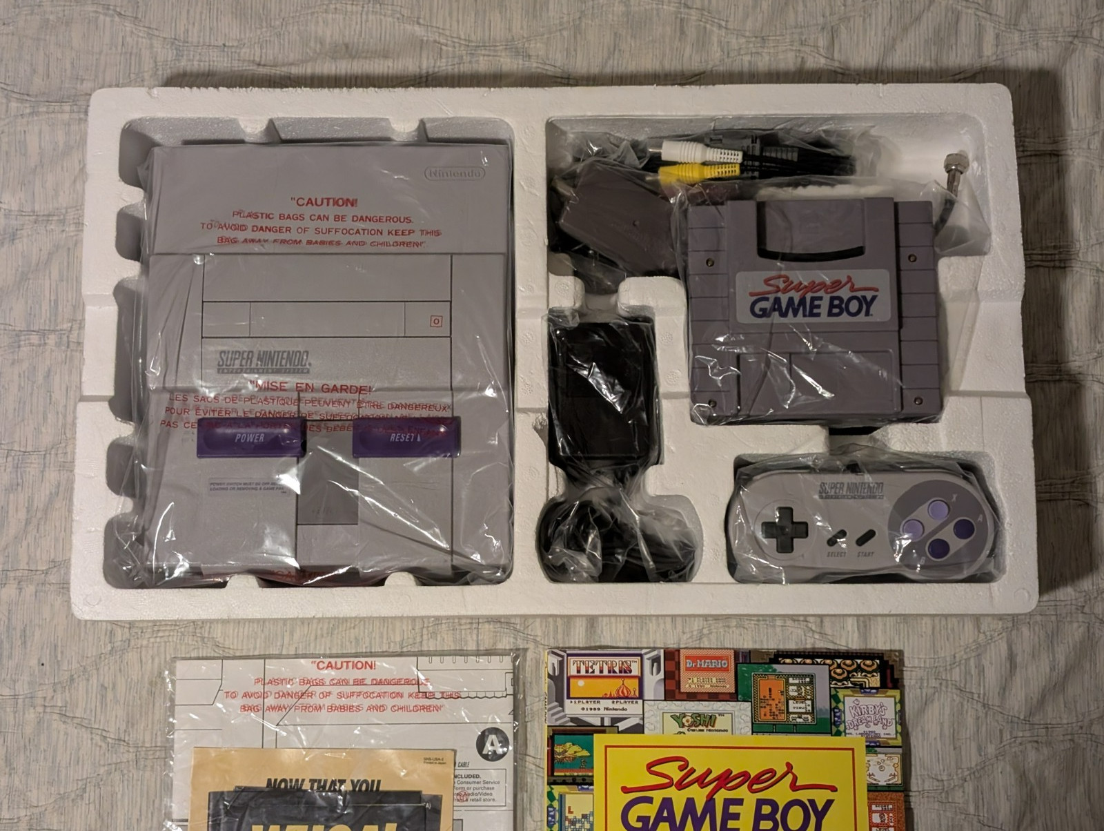 Super NES Super Game Boy Set (Nintendo SNES, 1994) Authentic – Complete CIB