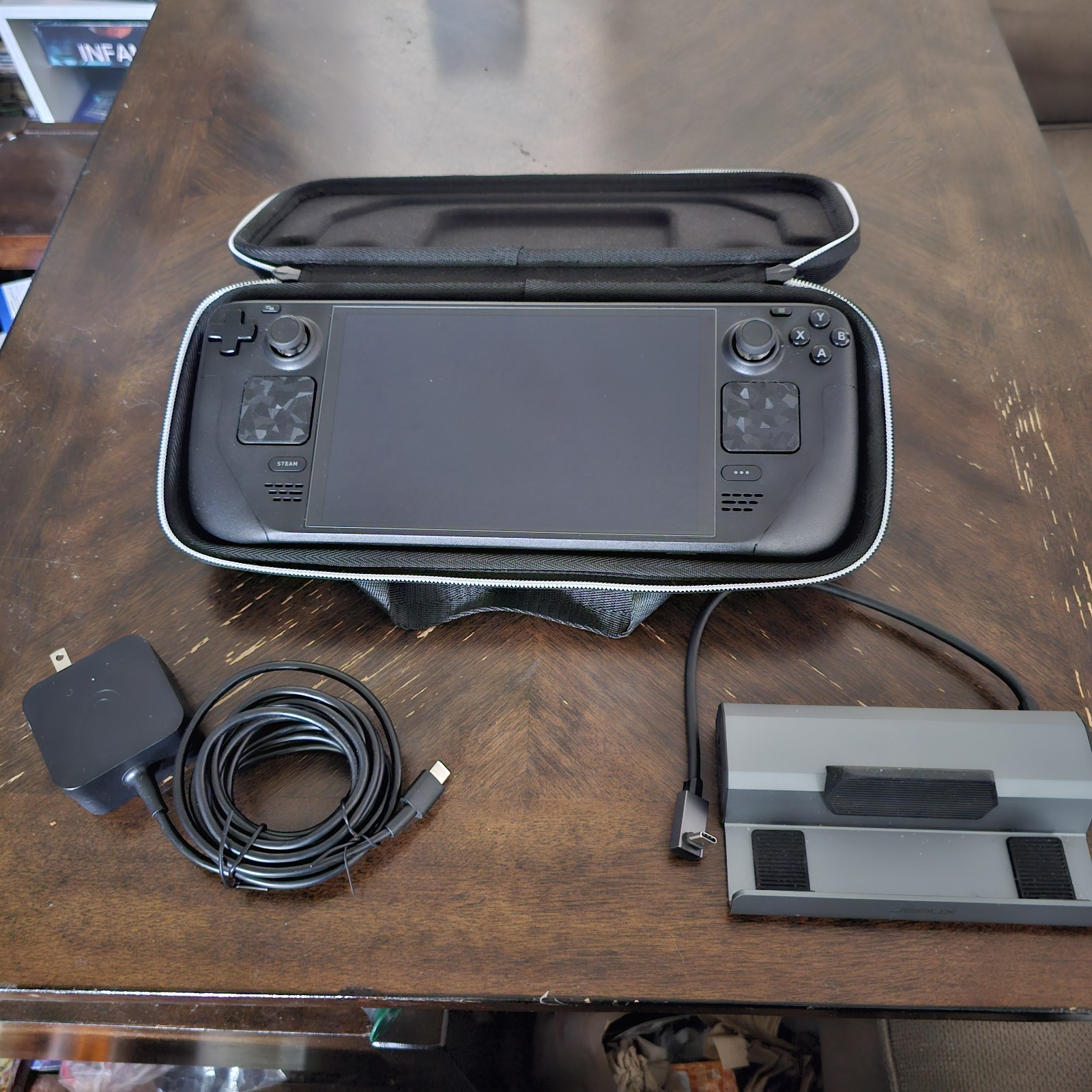 Valve Steam Deck OLED 512GB Bundle – Dock, Original Carrying Case, Charger