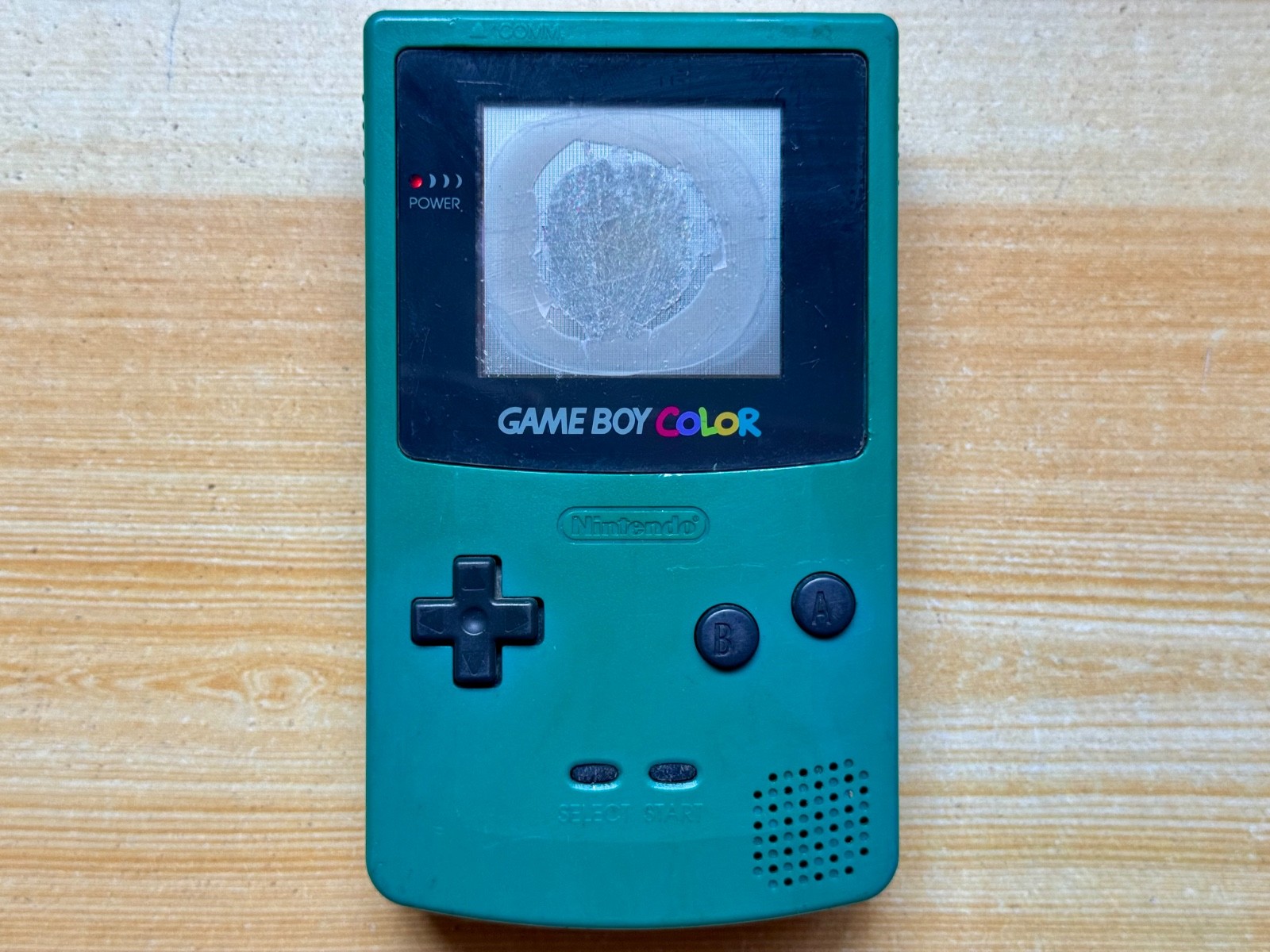 Nintendo Gameboy Color CGB-001 Teal Turquoise Green Handheld System Console GBC