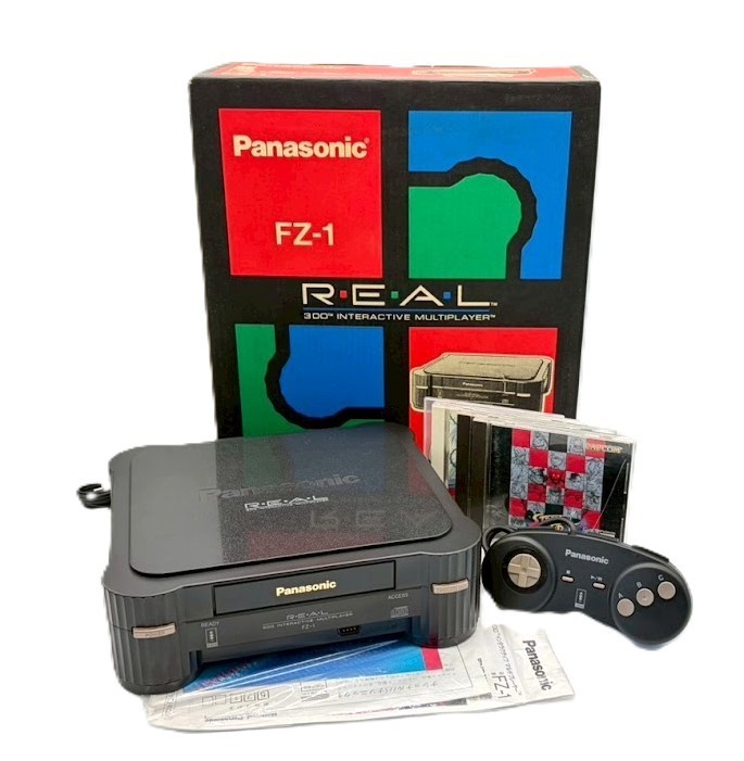 Panasonic 3DO REAL FZ-1 Console w/Box Controller Game software NTSC-J Japan #536