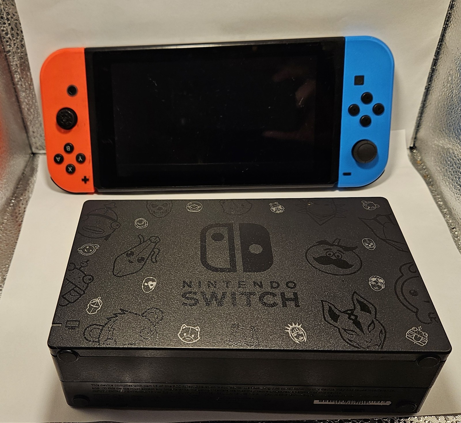 Nintendo Switch Handheld Console – Neon Blue Red Joy-Cons / TV Dock Station