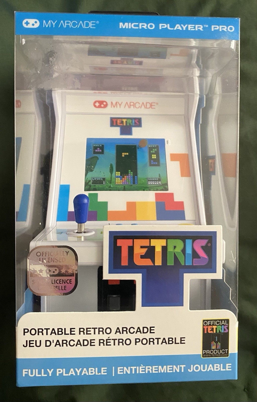 My Arcade Tetris Micro Player Pro Retro Mini Machine Portable Arcade NEW