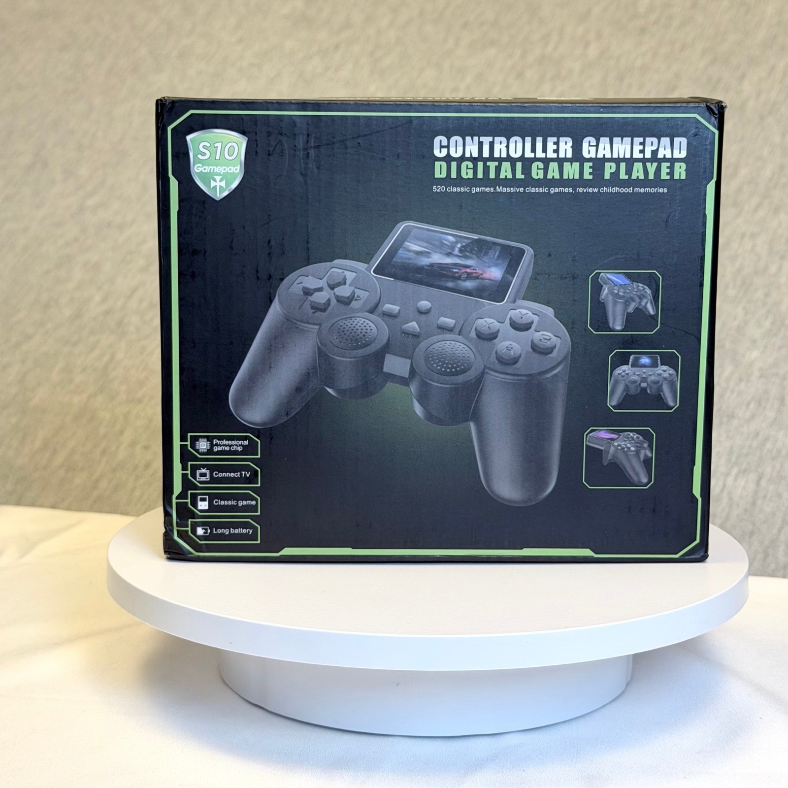 S10 Gamepad Digital Game Player Handheld Console 520 Classic Games Black NEW