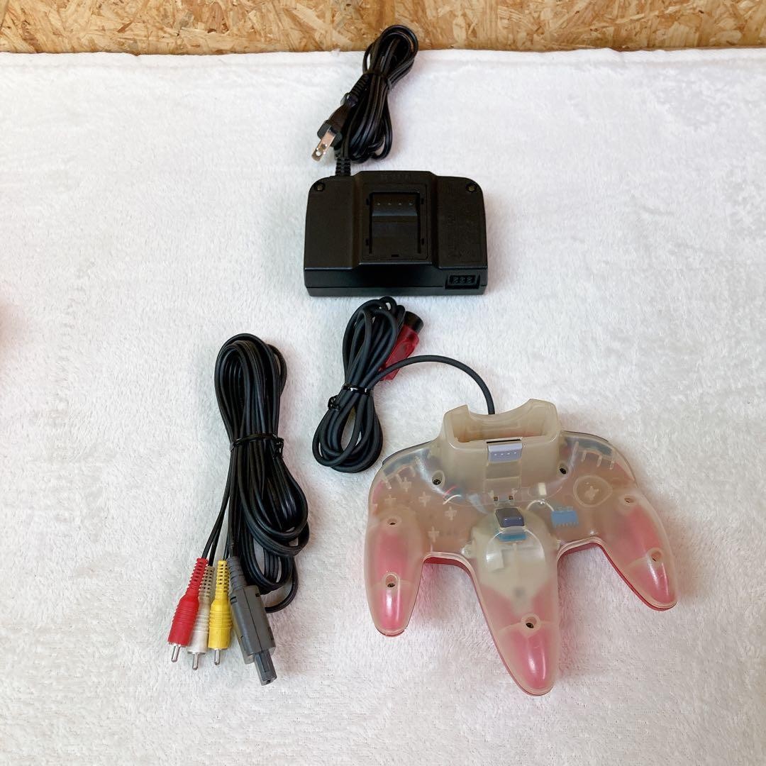Nintendo 64 Console Watermelon Red Clear Red NTSC-J Boxed Tested