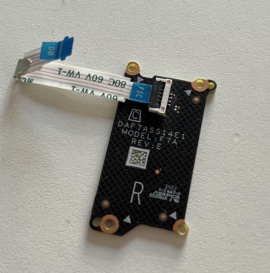 OEM Valve Steam Deck LCD RIGHT Touchpad Connection Board REV: E F7A DAF7ASS14E1