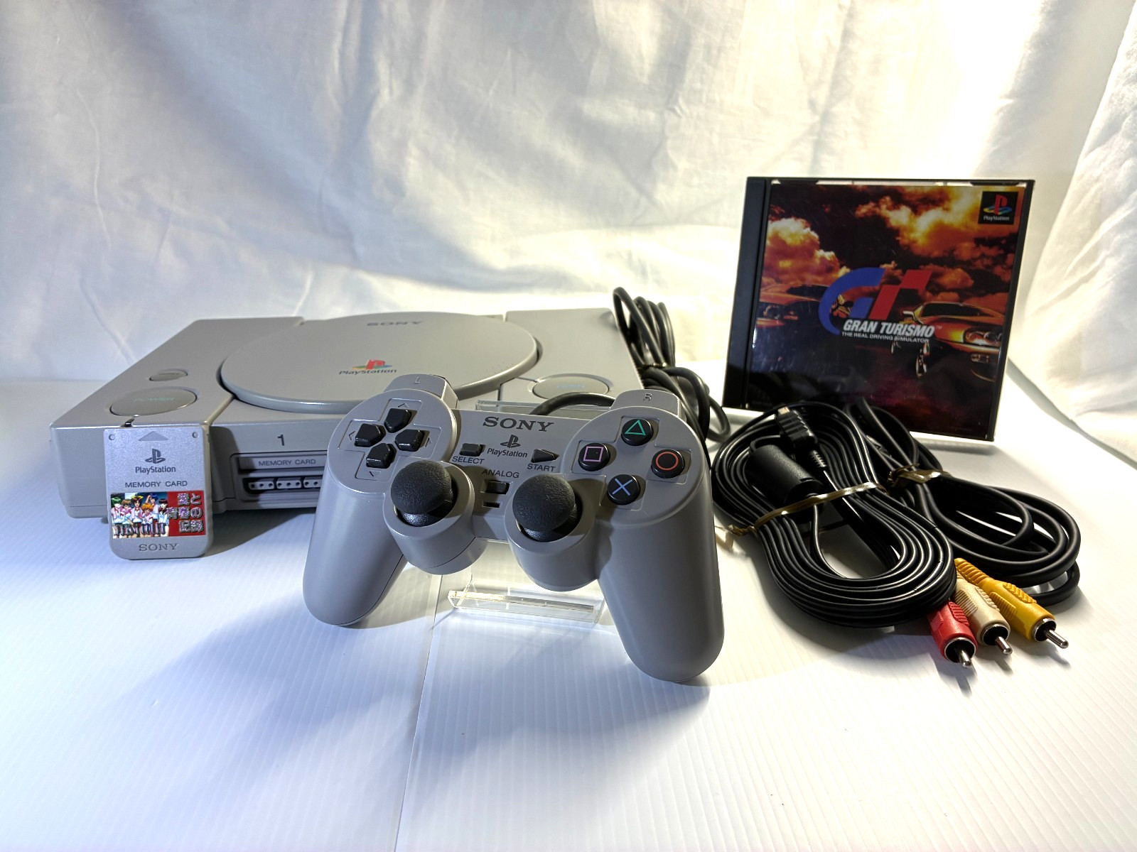 PS1 Console SCPH-7500 Tested System SONY Playstation JAPAN A7689856