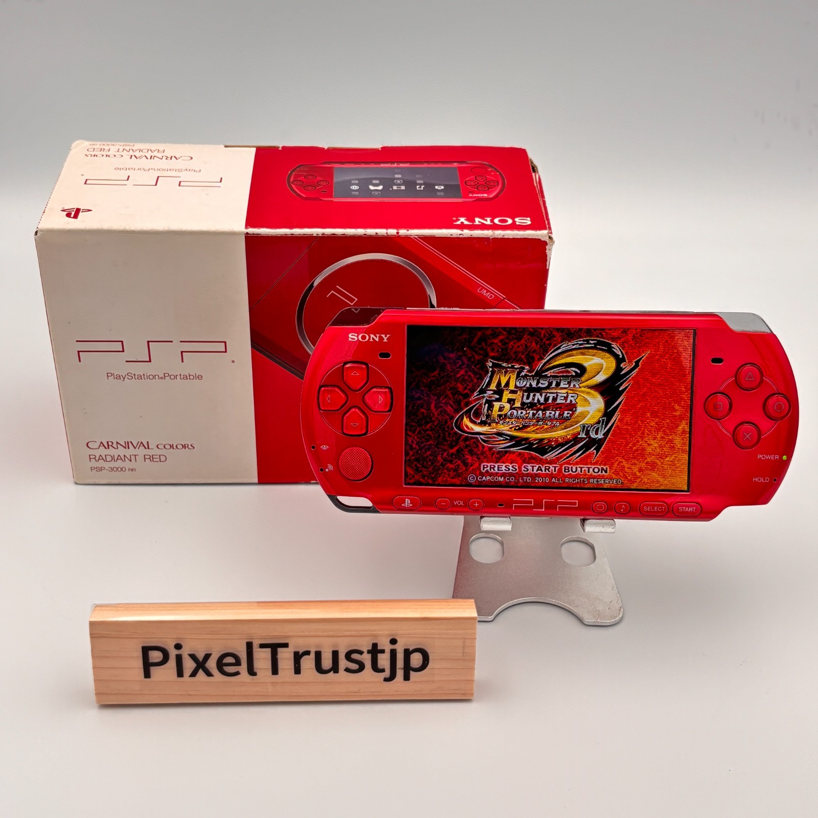 Sony PSP-3000 Radiant Red Console Boxed Excellent 3rd Japan 791