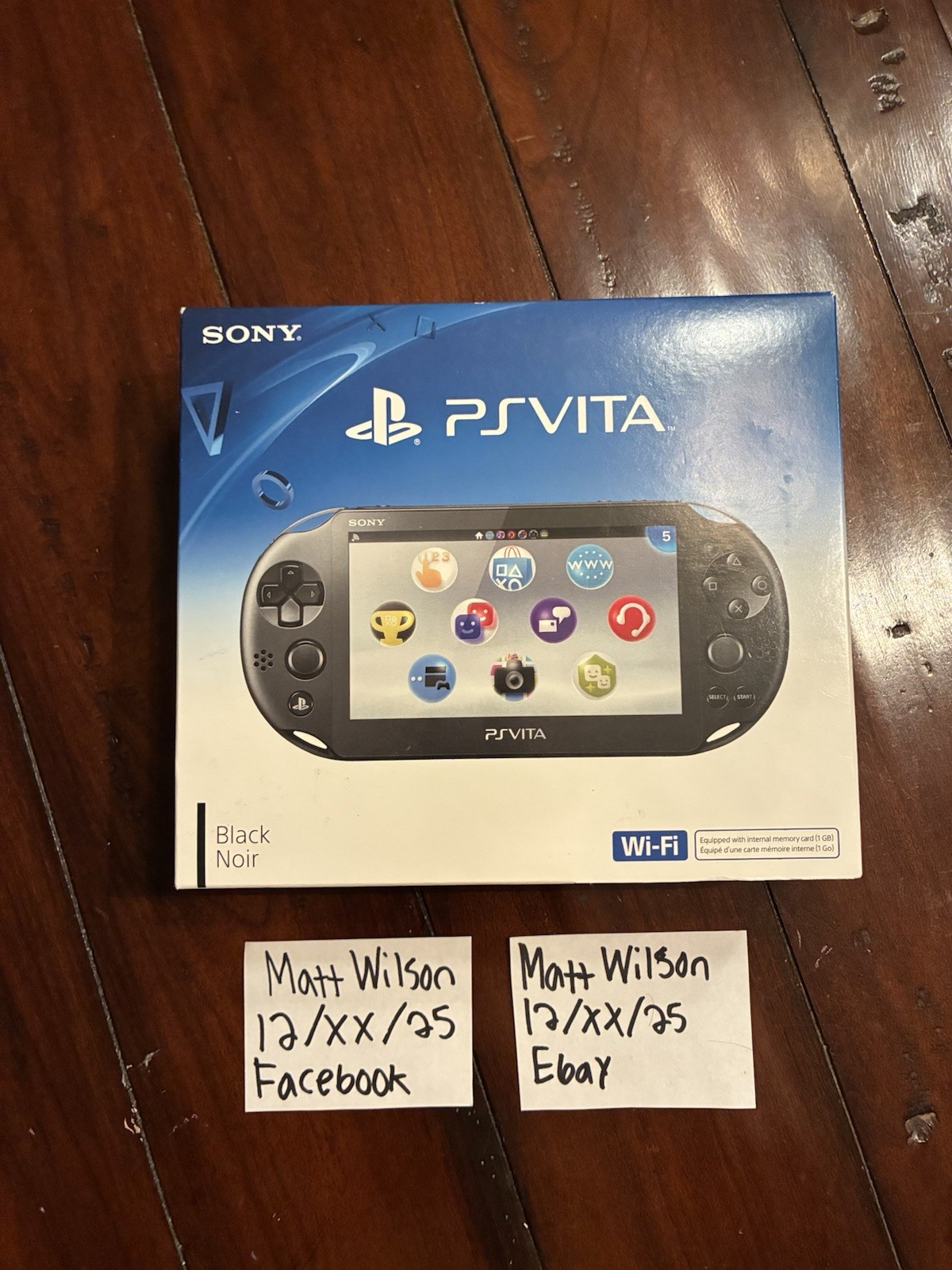 Sony Playstation Vita Slim Black PCH-2001 Handheld Console New SEALED