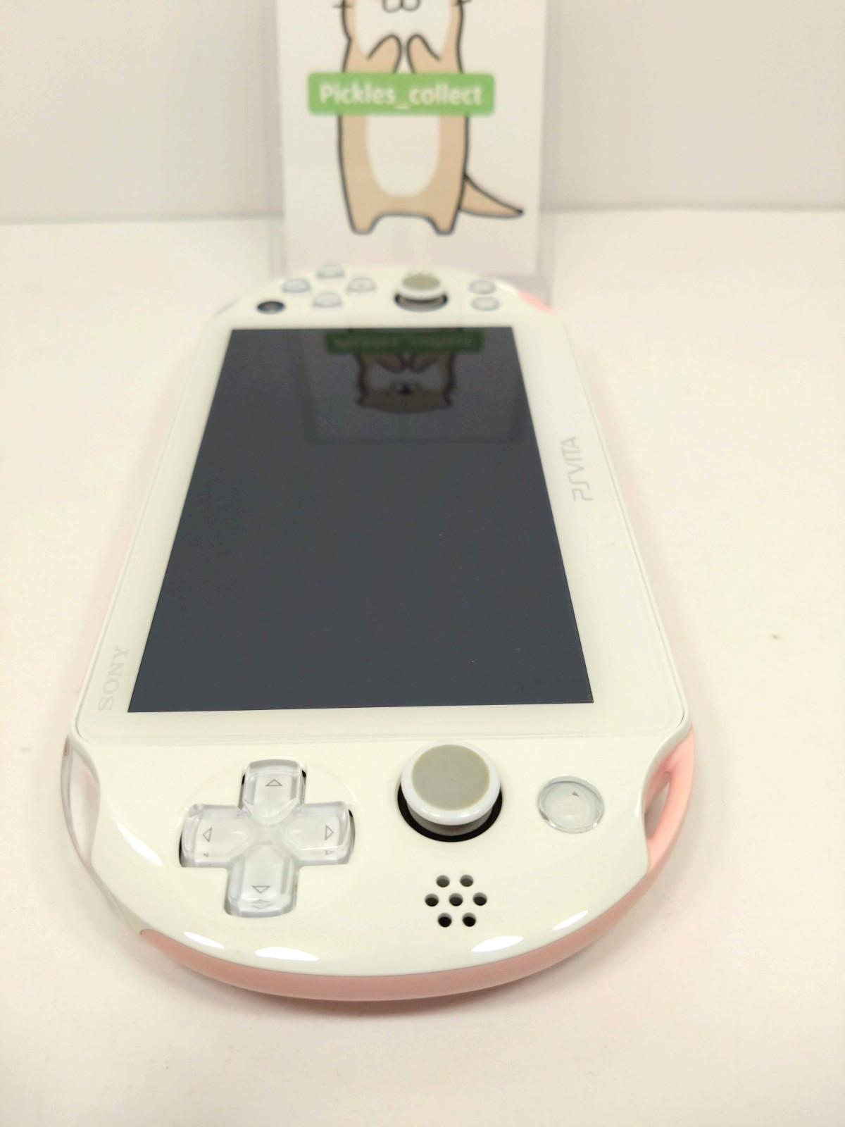 PS Vita Light Pink White Console only PCH-2000 ZA19 Wi-Fi PSV Tested 0528D