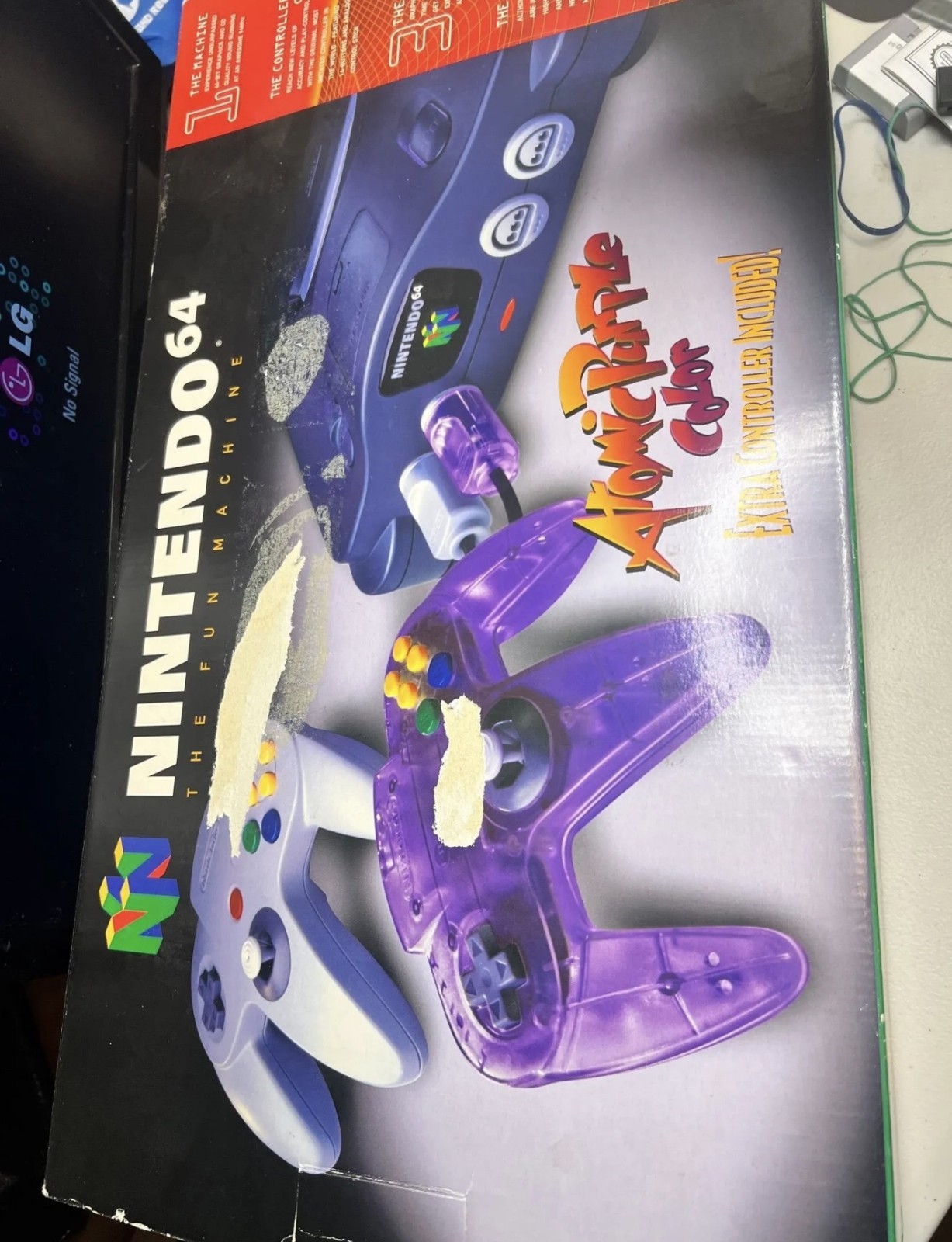Nintendo 64 N64 Atomic Purple Bundle Read Description